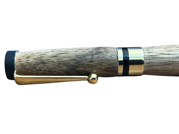Handgedrechselter Limba-Füllfederhalter – Bild 3