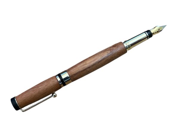 Handgedrechselter Palisander-Füllfederhalter