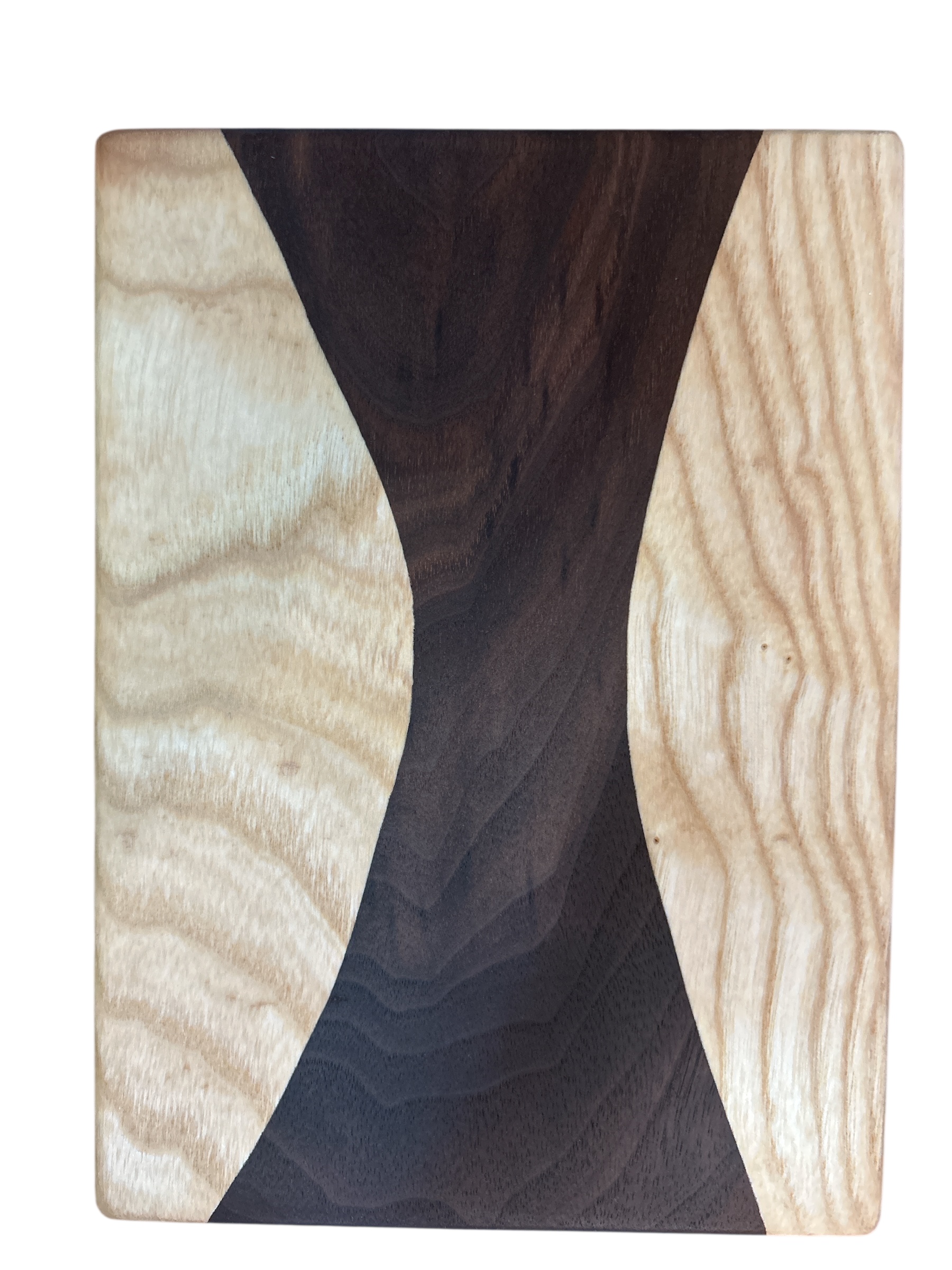 Frühstücksbrett "Swing" amerikanische Walnuss und Esche