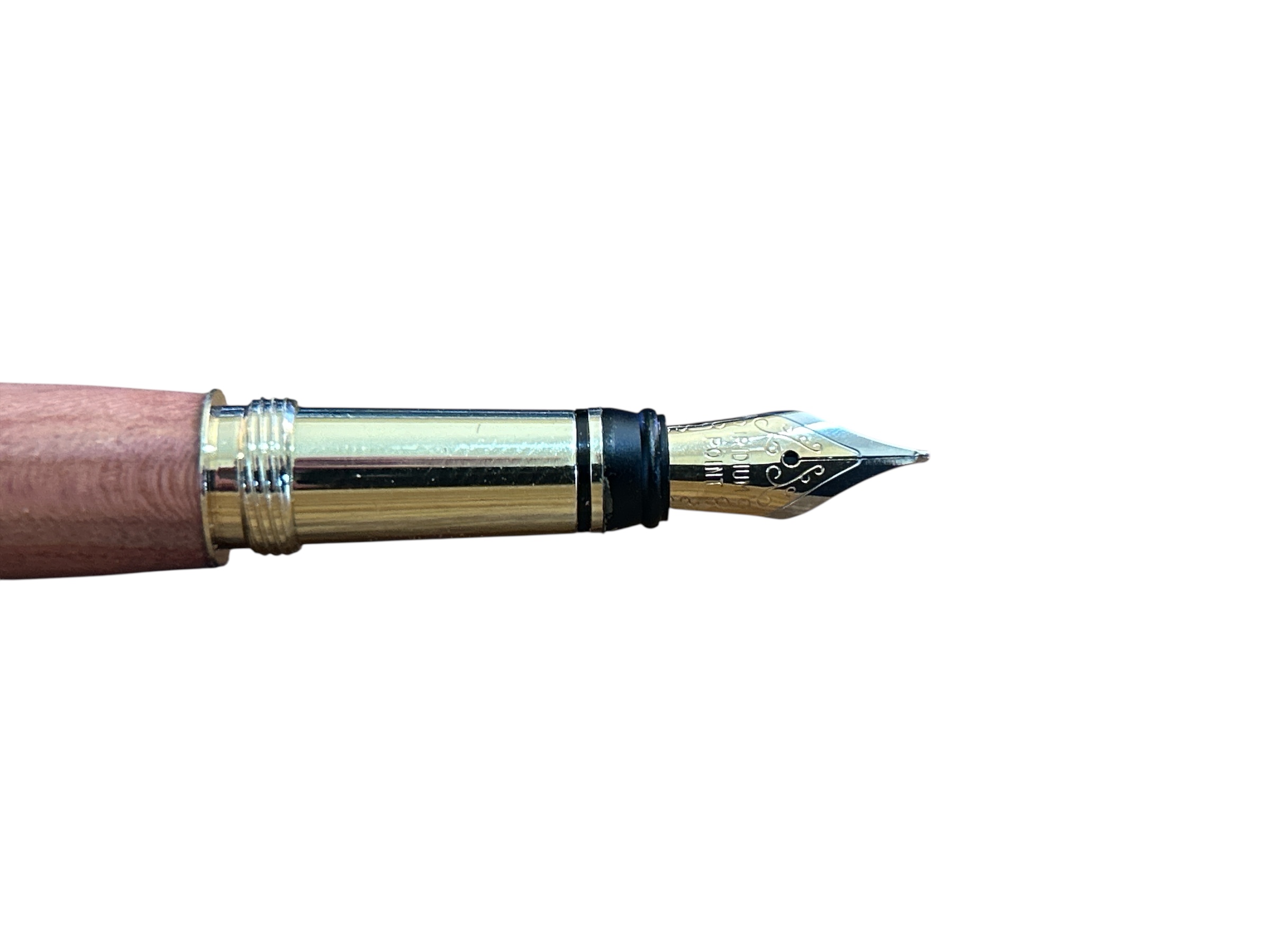 Handgedrechselter Füllfederhalter Zwetschge – Bild 3