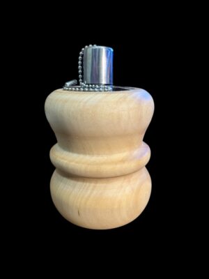 Handgedrechselte Öl-Lampe