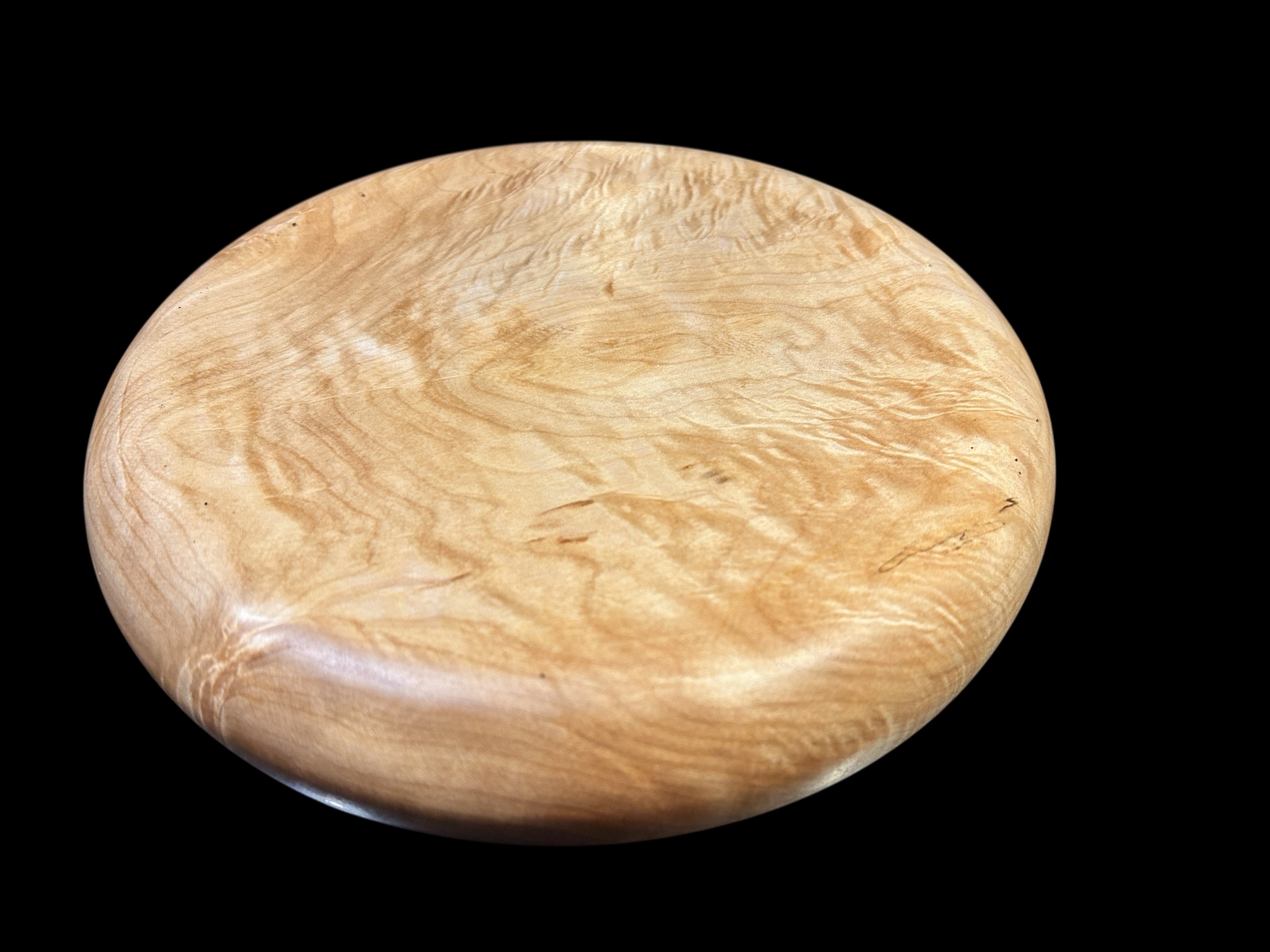 Handgedrechselte Schale aus Birke – Bild 2