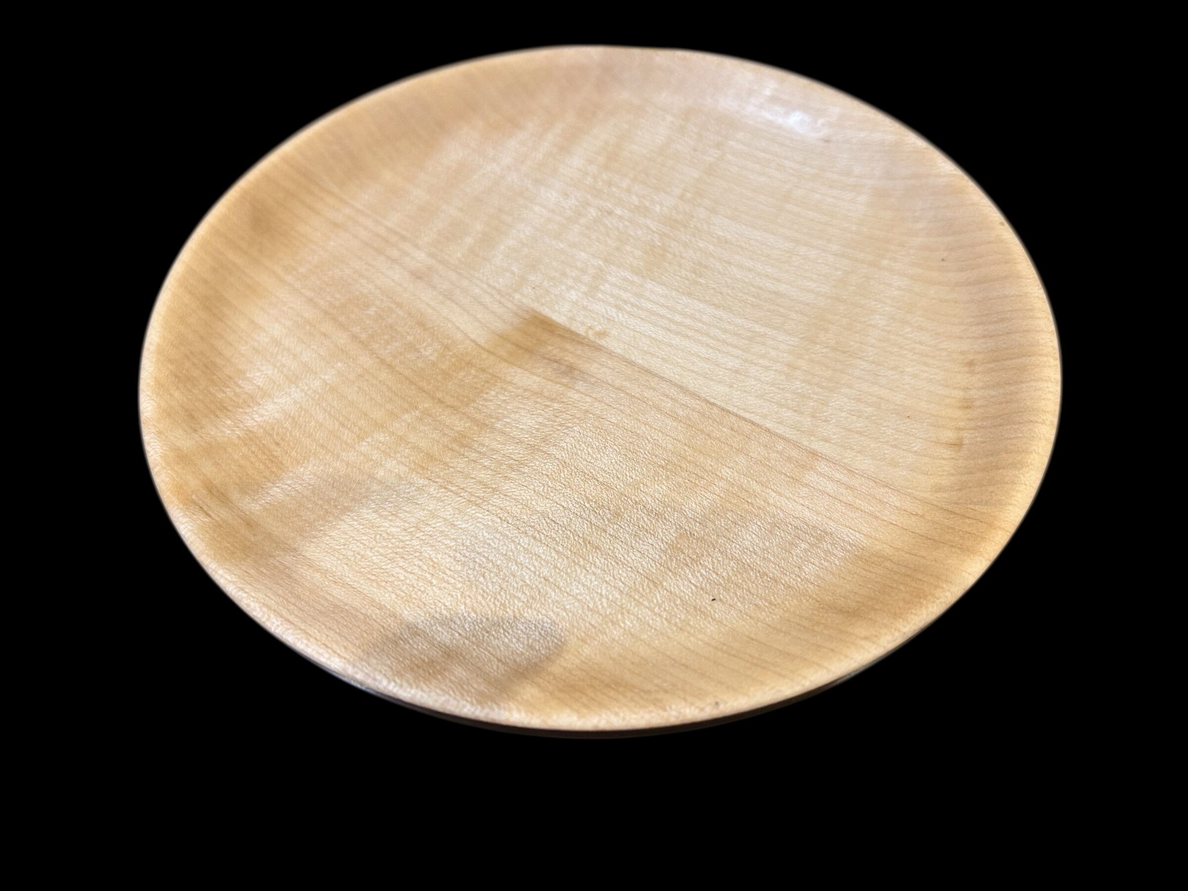 Handgedrechselte Schale aus Ahorn