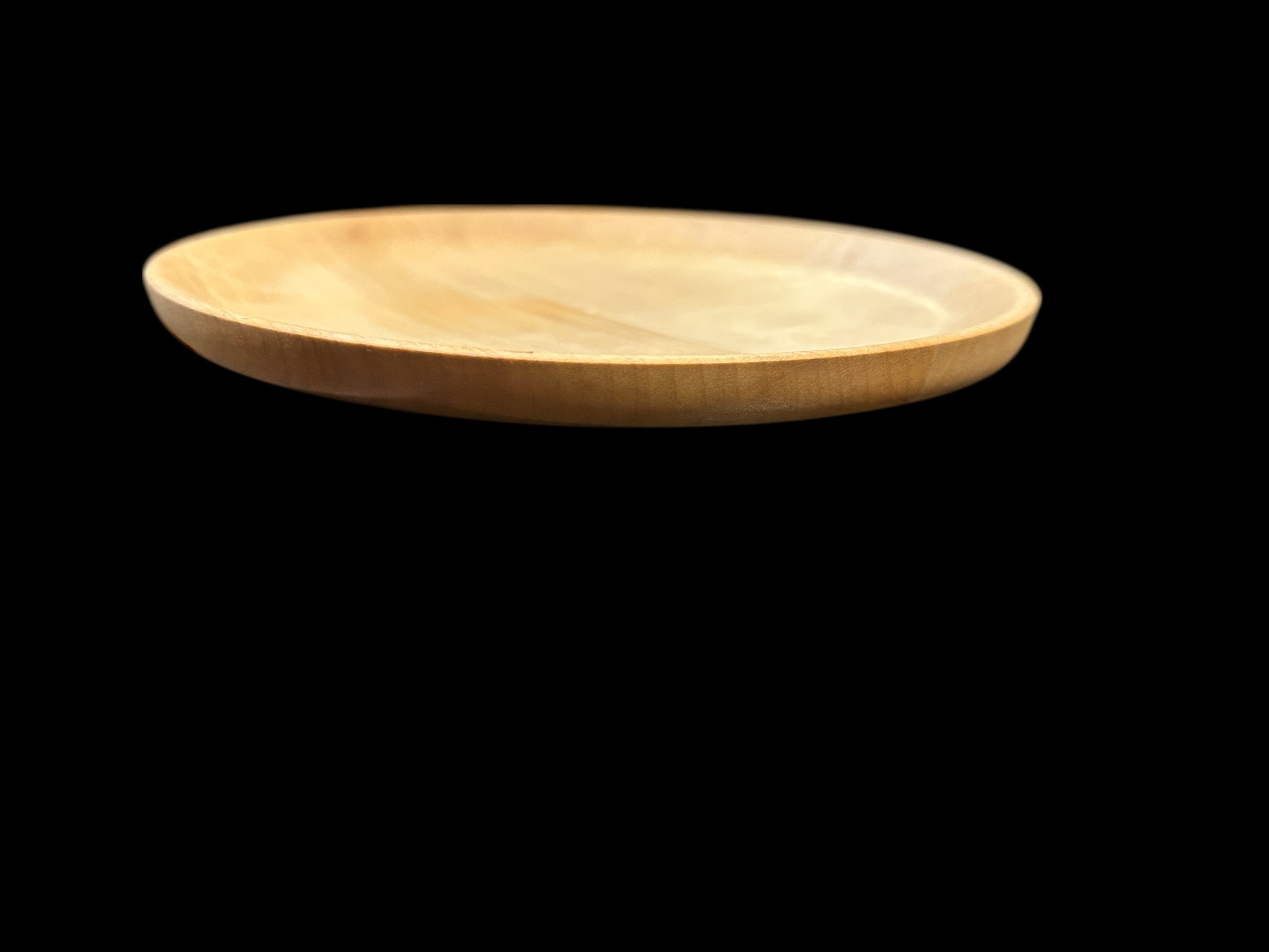 Handgedrechselte Schale aus Ahorn – Bild 3