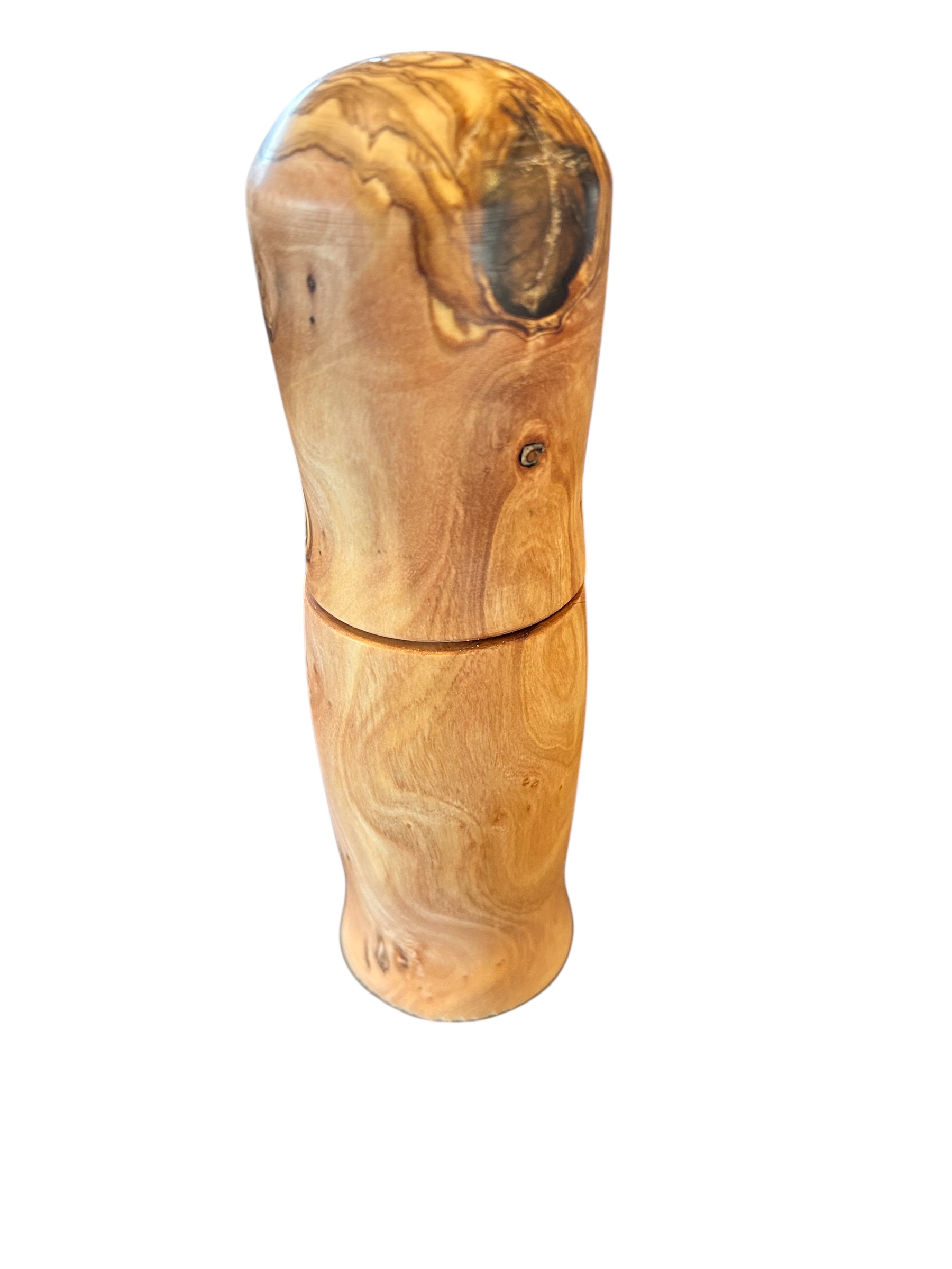 Pfeffer-/Gewürzmühle aus Olivenholz – Bild 3